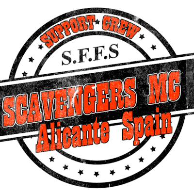 Logotipo de Scavengers MC oude ingang