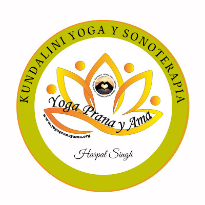 Logotipo de YOGA PRANA Y AMA. Yoga ELCHE. Kundalini Yoga - Harpal Singh.