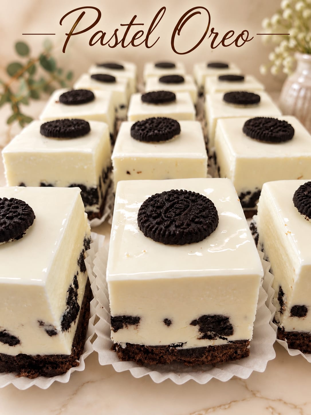 Pastel individual de Oreo de Pasteleria Fernando en Novelda