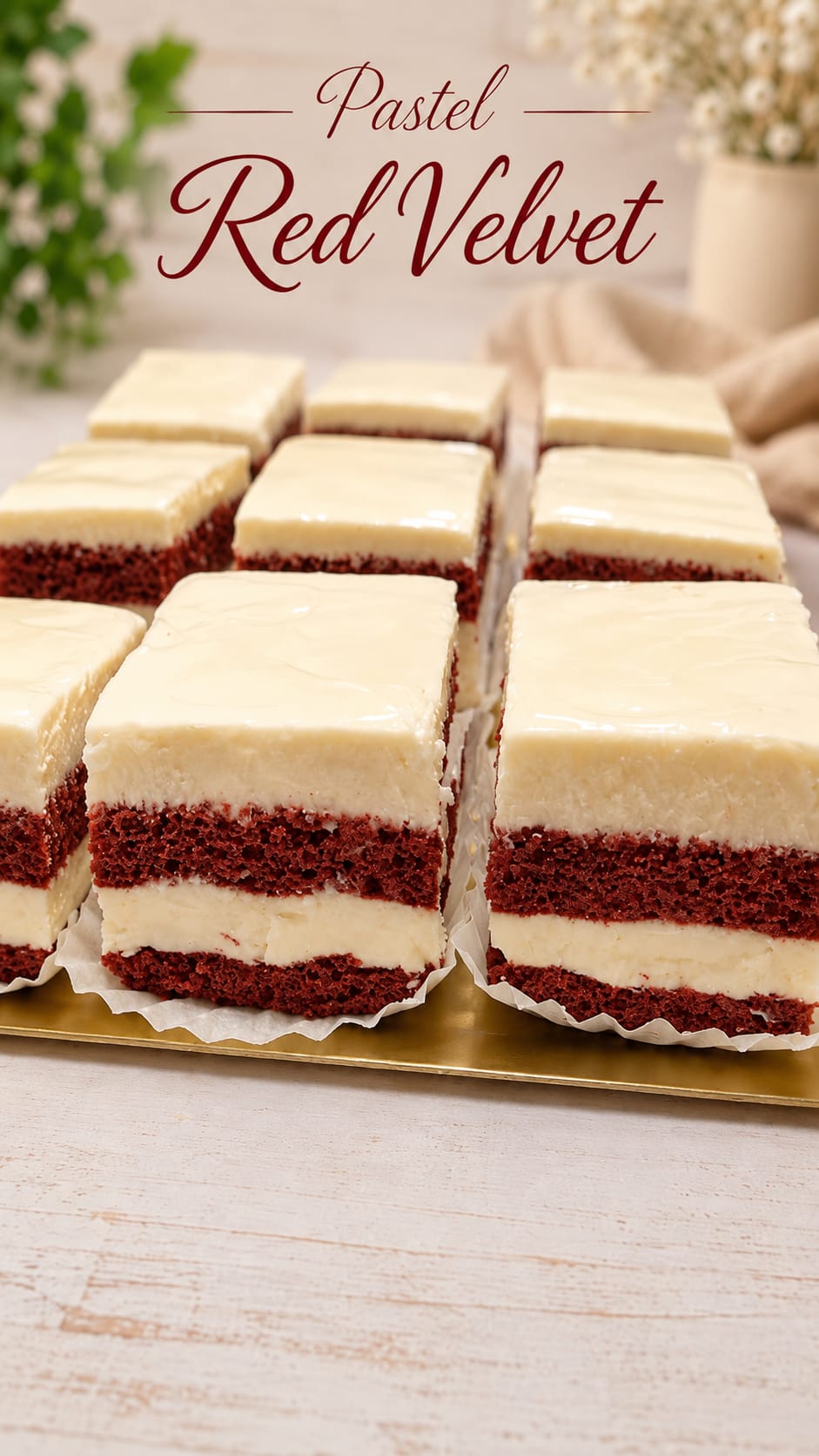 Pastel individual Red Velvet de Pasteleria Fernando en Novelda