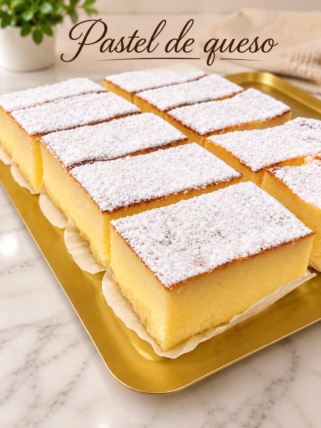 Pastel individual de queso de Pasteleria Fernando en Novelda