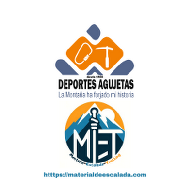 Logotip de Material de escalada - Agujetas - MET
