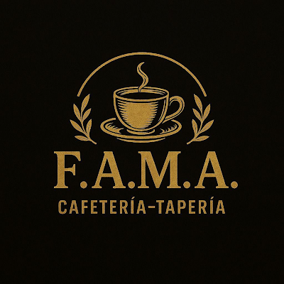 Logotipo de Cafetería Tapería Fama