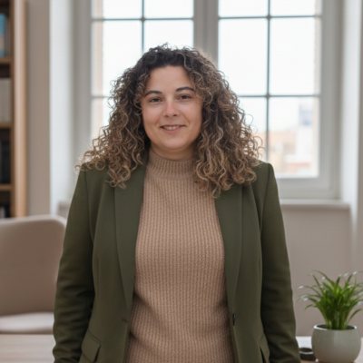 Logotip de Andrea Prado Psicóloga especialista en Trauma y TCA - Online