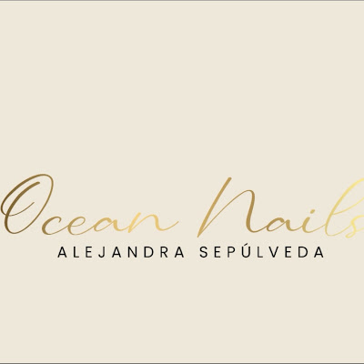 Logotip de Ocean Nails Alejandra Sepúlveda