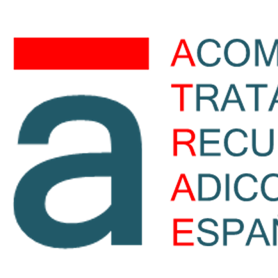 Logotipo de ATRAE, Acompañamiento y Tratamientos para la Recuperación de Adicciones