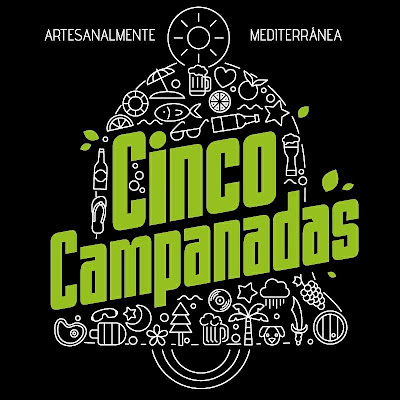 Logotipo de Cerveza Artesanal Cinco Campanadas