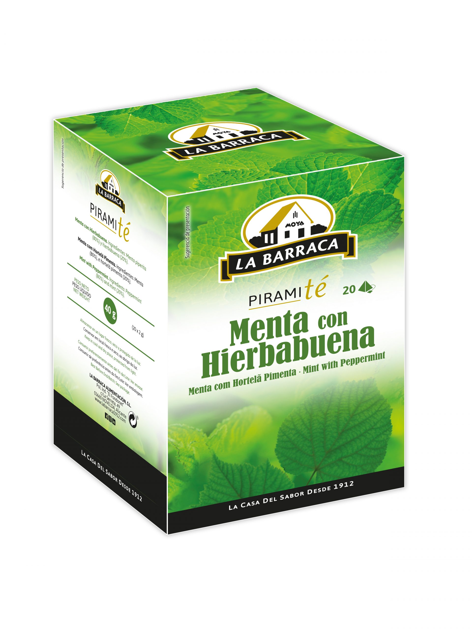 PiramiTé 20 Menta con Hierbabuena