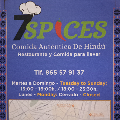 Logotipo de 7 Spices Indian Restaurant Hindú
