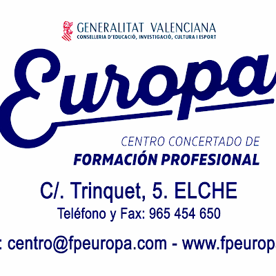 Logotip de Centro de Formación Profesional Europa FP - Centre de Formació Professional Europa