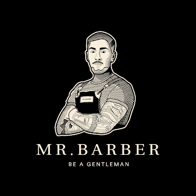 Logotip de Barbería Elche - Mr. Barber