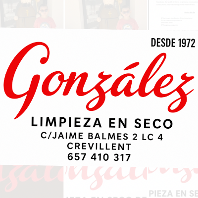 Logotipo de Tintorería González