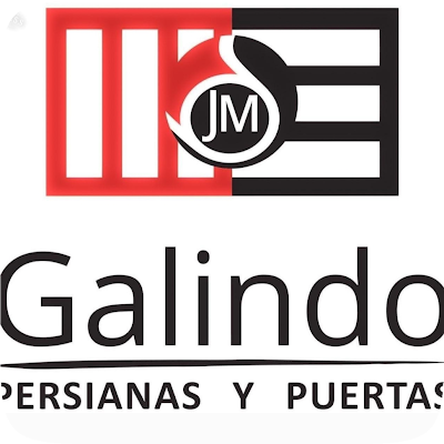 Logotip de Persianas y Puertas Automáticas JM Galindo
