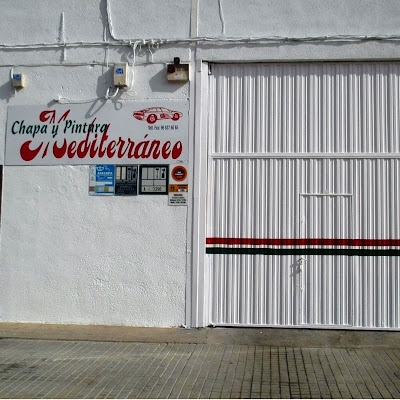 Logotip de MEDITERRANEO CHAPA Y PINTURA