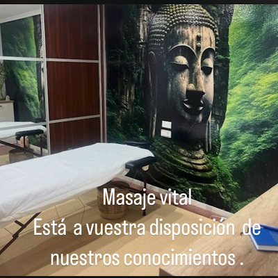 Logotipo de Masaje vital.terapias
