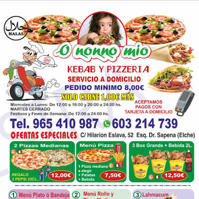 Logotipo de O nonno mio Kebab y Pizzeria
